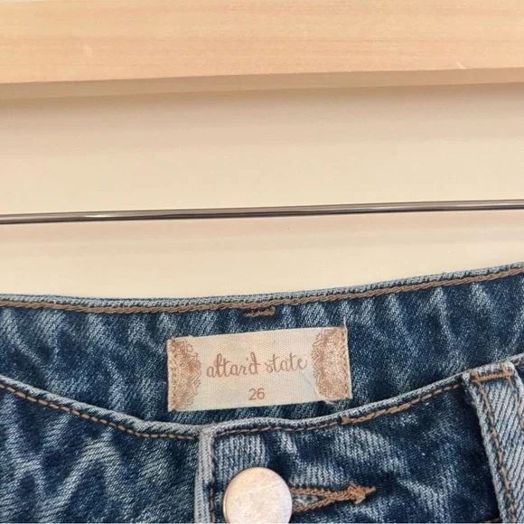 Altar’d State Denim Ripped Jeans - Picture 2 of 3